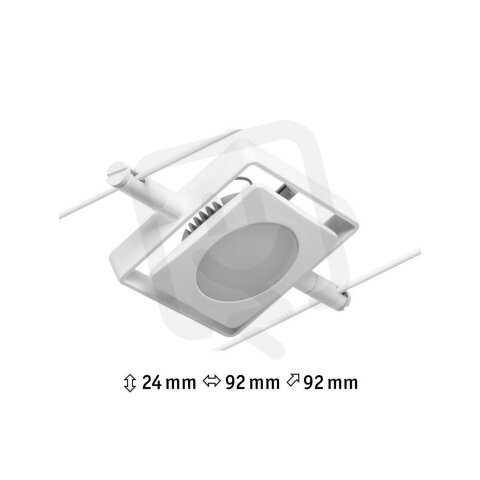 LED lankový systém MacLED spot 4,5W 3000K 12V bílá mat/chrom PAULMANN 94423