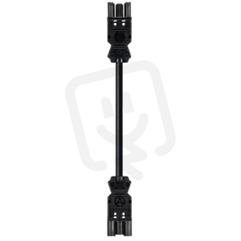 kabel propojovací se dvěma konektory gesis, 3-pól, 3*2,5mm2, délka 9m, černý