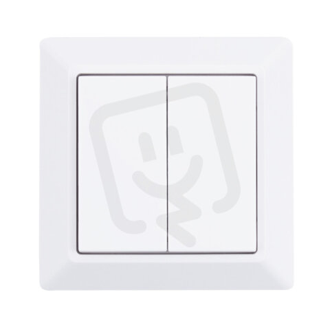 ZigBee nástěnný ovladač dvoutlačítkový, programovatelný MCLED ML-917.604.22.0