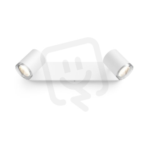 Philips Hue White Ambiance Adore 2-spot LED GU10 (2x250lm) IP44 bílá + vypínač