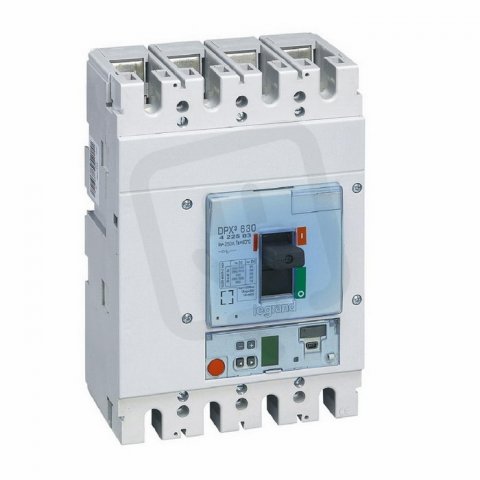 DPX3 630 ELEKTRONICKÁ SPOUŠŤ PRO VÝKONOVÝ JISTIČ S1 4P 250A 36kA LEGRAND 422503