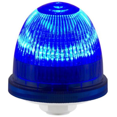 Svítidlo signální OVOLUX LED 12/24 V, ACDC, IP66, 1/2'' NPT, modrá, světle šedá
