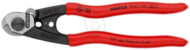 Nůžky na dratěná lanka kováno 190 mm KNIPEX 95 61 190