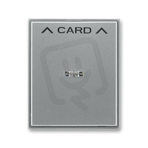 Kryt spínače kartového s čirým průzorem 3559E-A00700 36 ocelová Time ABB