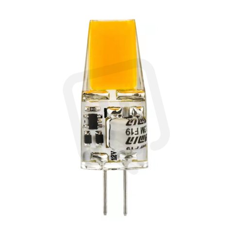 COB LED bulb, transparent, metal+glass,