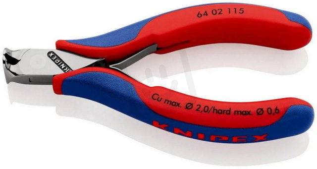 Čelní štípací kleště pro elektroniku 115 mm KNIPEX 64 02 115