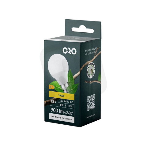 ORO-E14-G45-TOTO-8W-DW