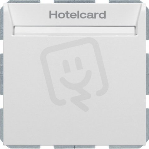Relé pro hotelovou kartu s centrálním dílem, S.1/B.x, bílá mat BERKER 16409909