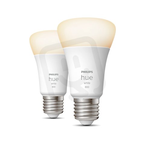 Philips Hue White LED žárovka 800lm (60W) E27 9W A60 (2ks)