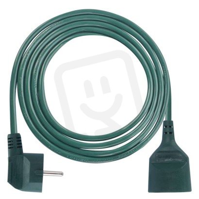 Prodlužovací kabel 2 m 1 zásuvka zelený PVC 1mm2 EMOS P0112Z