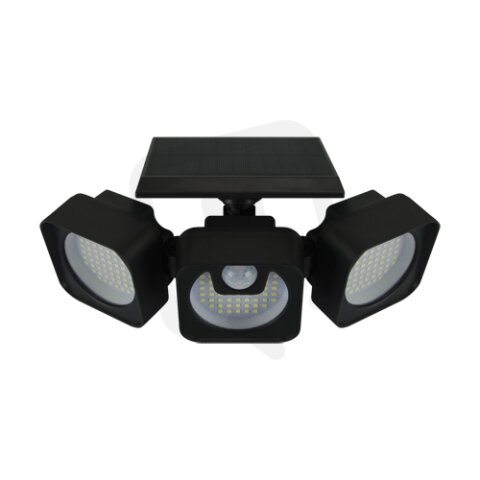 Reflektor SIREN LED 7W CW IP65 černá IDEUS 04052