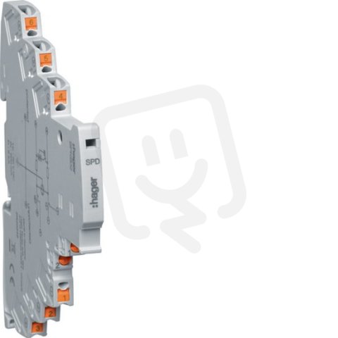 Svodič přepětí pro zařízení 4 - 20 mA, 5 kA, 30 VDC /SPK402/ HAGER SPK802