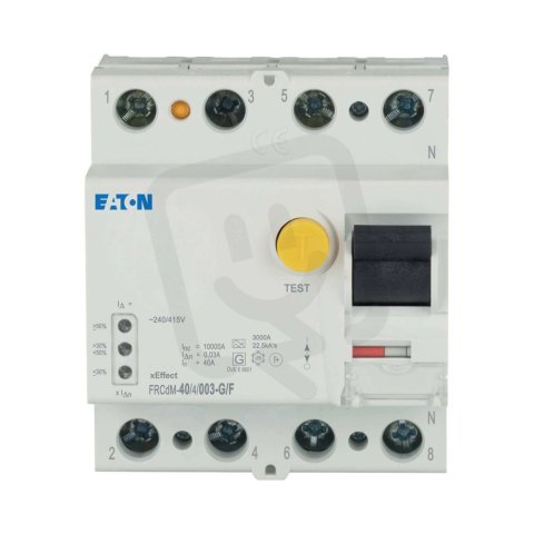 FRCdM-40/4/003-G/F Digitální proudový chránič FRC typ G/F 4-pólový 0,03A 40A 3kA