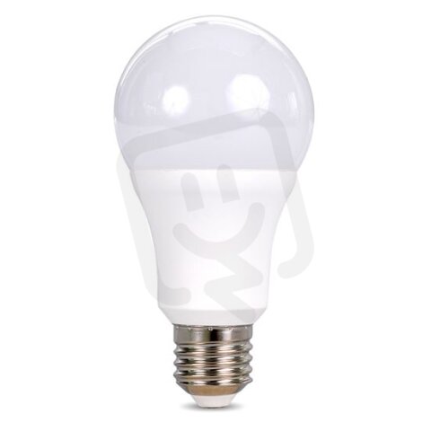 LED žárovka, klasický tvar, 15W, E27, 6000K, 220°, 1650lm SOLIGHT WZ521-2