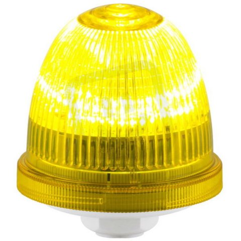 Svítidlo signální OVOLUX LED 12/24 V, ACDC, IP66, 1/2'' NPT, žlutá, světle šedá