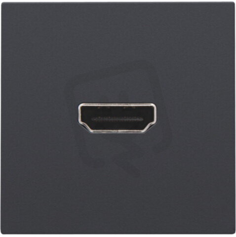 Zásuvka HDMI-šroubový konektor ANTHR. NIKO 122-69416