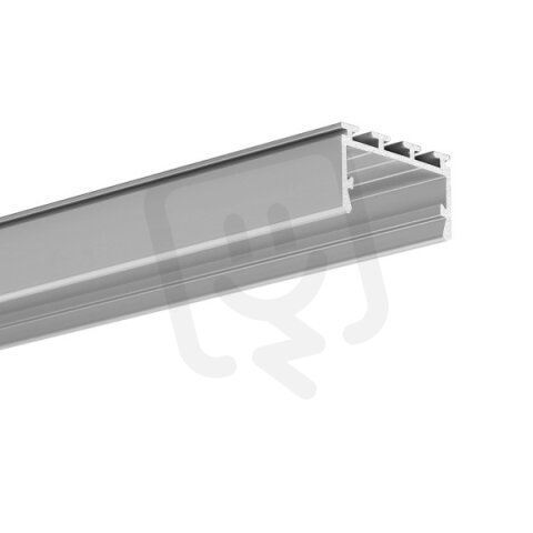 LED hliníkový profil KLUŚ GIZA-LL stříbrná anoda 3m /C0758_3m/ A00758|A_3