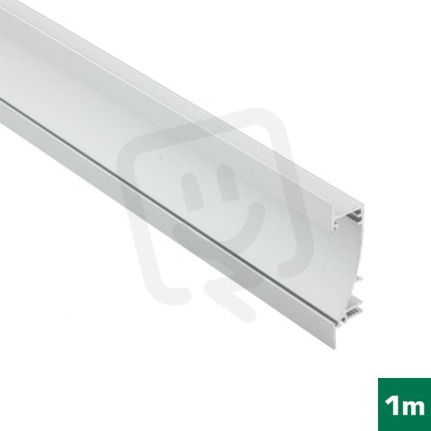 AL profil FKU40 H/UX pro LED, bez plexi, 1m, elox FK TECHNICS 4731619