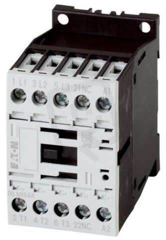 DILM15-01-EA(24VDC) Výkonový stykač 15A/7,5kW AC-3 22A AC-1 3pól + 1V 24V DC