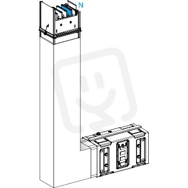 Koleno 630 A vertikální na míru nahoru SCHNEIDER KSA630DLE41A