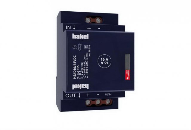 Dvoubranový svodič přepětí HSAD16/48VDC SPD typ 3 DC HAKEL 30253
