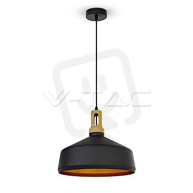 Modern Black Wooden Top Pendant ?350,  V