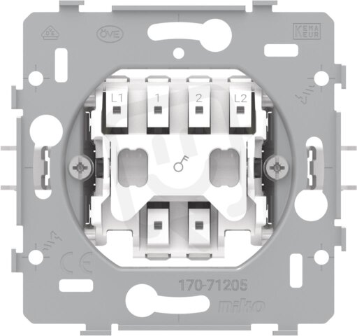 Přístroj spínače č. 1 2 - automatické svorky NIKO 170-71205