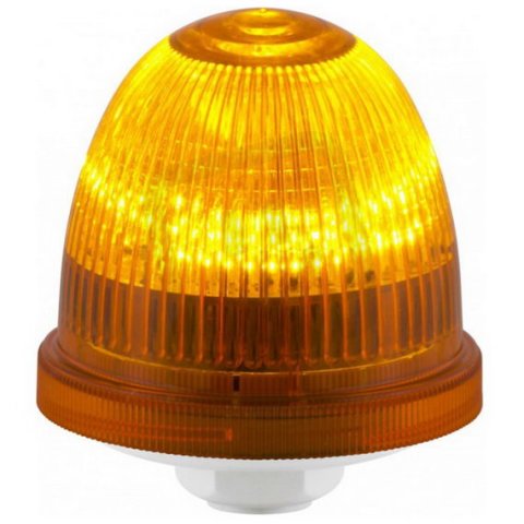 Svítidlo signální OVOLUX LED 90/240V AC, IP66, 1/2'' NPT, oranžová, světle šedá