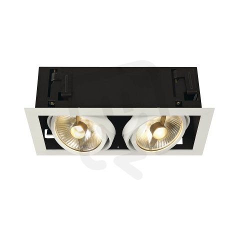 KADUX 2 vestavné svítidlo dvě žárovky QPAR111 obdélníkové bílé matné max. 150 W