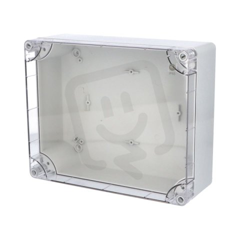 Krabice SolidBOX 68231 IP65 313x253x115mm průhledné víko hladké boky FAMATEL