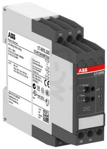 Časové relé CT-ERS.22S ,nový design, šroubové svorky ABB 1SVR730100R3300