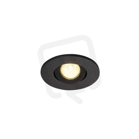 NEW TRIA MINI DL ROUND downlight černé matné 30° 3000K vč.ovladače SLV 113970