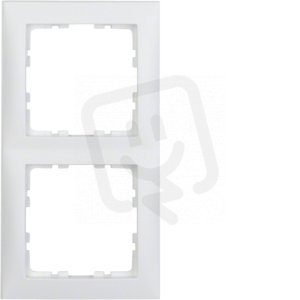 Rámeček, 2-násobný, S.1, bílá mat BERKER 10129909