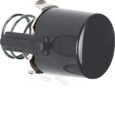 Ovladač pro tlačítko (podsvícené E10), 1930/glas, černá lesk BERKER 122501