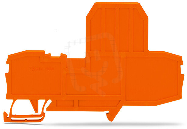 Koncová deska pro pojistkové svorky Tloušťka 2 mm šedá WAGO 2006-991