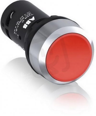 CP1-30R-10 Tlačítko červené, neprosvětlené ABB 1SFA619100R3011