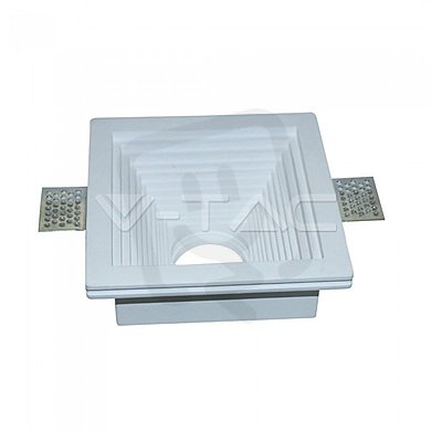 GU10 Fitting Gypsum White Recessed Light