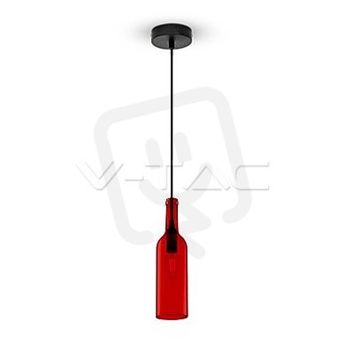 Závěsné svítidlo V-TAC Bottle Red VT-7558