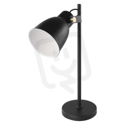 Stolní lampa JULIAN na žárovku E27, černá EMOS Z7621B