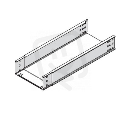 Žlab kabelový neperforovaný 100*110*0, 65mm, 3m, integrované spojky, Sendzimir