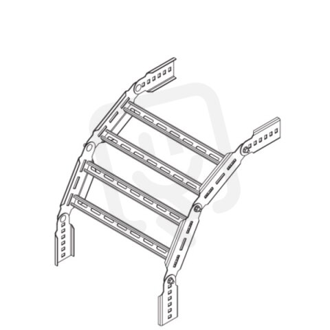 vertikální ohyb kabel. žebříku š=40 cm PUK GROUP LGVB 60-40F