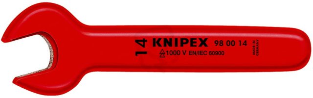 KNIPEX 980010 jednostranný otevřený klíč izolovaný do 1kV, vel. 10 KN 98 00 10