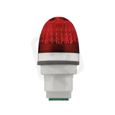 Svítidlo P40 S LED 12/24 V, ACDC, IP66, M30, červená, světle šedá SIRENA 91133