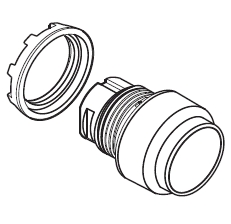 MP4-10C Tlačítko Čiré ABB 1SFA611103R1008