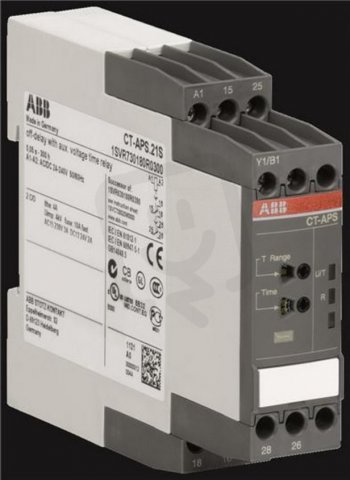 Časové relé CT-APS.21S ,nový design, šroubové svorky ABB 1SVR730180R0300