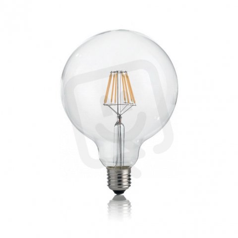 LAMPADINA CLASSIC E27 8W GLOBO D125 TRAS