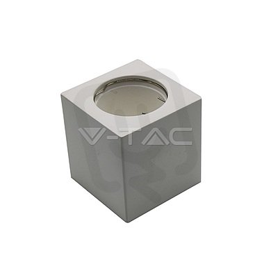 GU10 Fitting Square Gypsum White,  VT-72