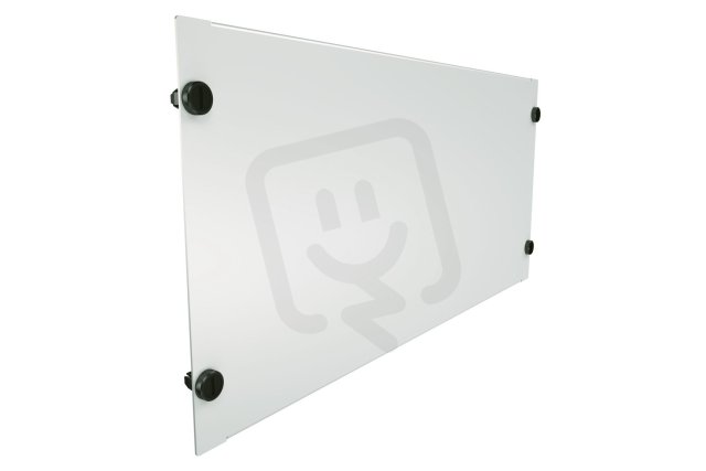 19'' blank panel SnapIn 2U steel RAL9005 black PU5 SCHRACK HDCR100580