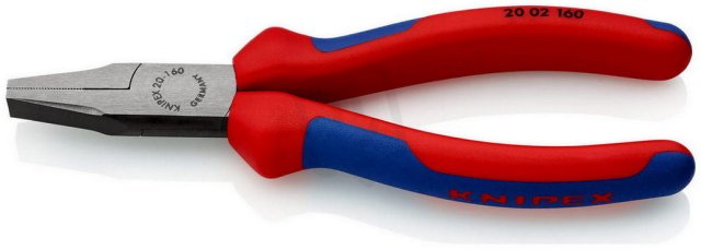 Ploché kleště 160 mm KNIPEX 20 02 160 SB