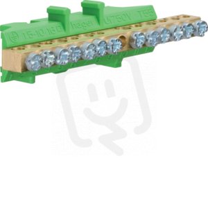 Přídavná svorka PE s předmontovatelným soklem (6x16 + 7x10mm2) /K049F/ KM13E